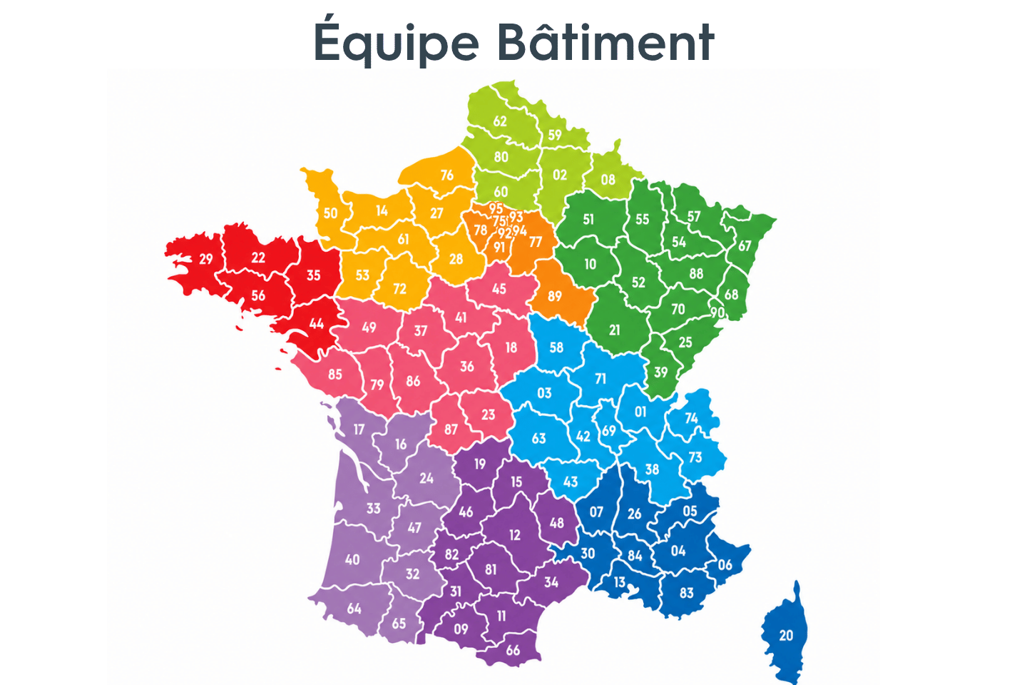 Carte avec zones cliquables – Bâtiment