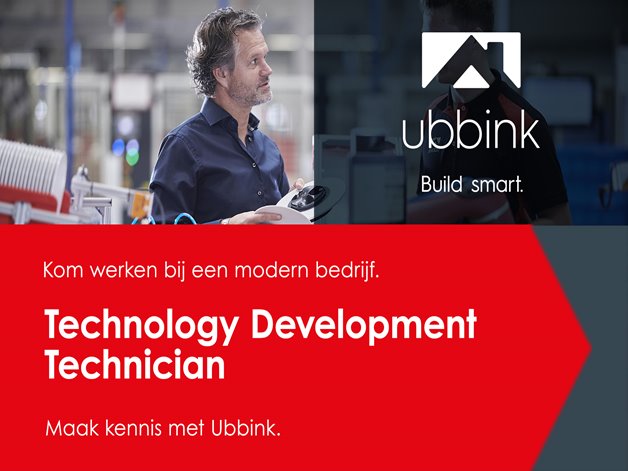 Ubbink zoekt een technology development technician